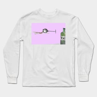 cry over spilled wine pink Long Sleeve T-Shirt